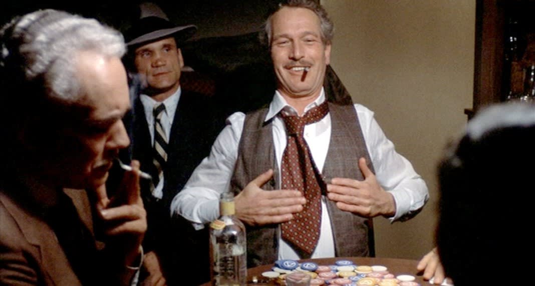 Fotograma de la película “El golpe”, de George Roy Hill -1973- (título original: “The sting” -“El timo”-)