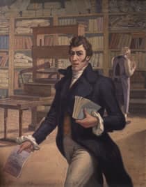 Antonio Nariño en su Imprenta Patriótica