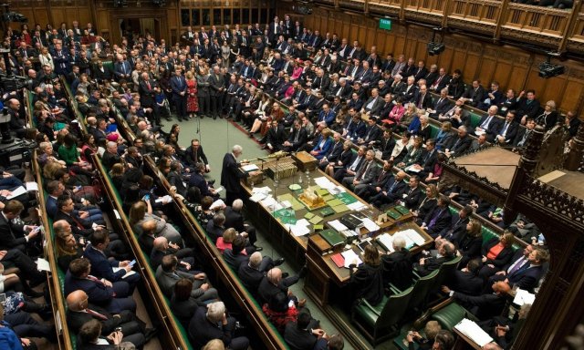 El Parlamento inglés (Londres).